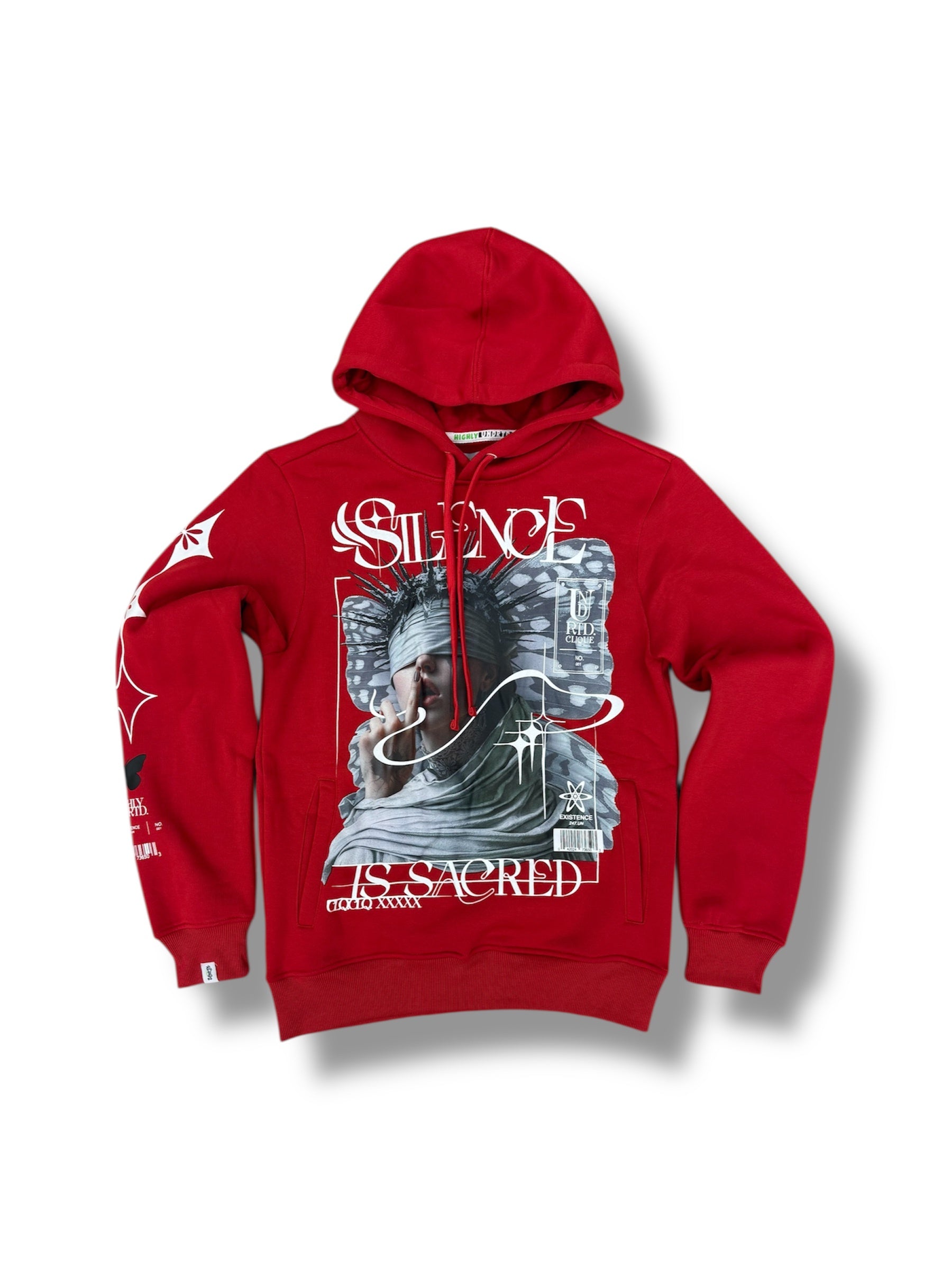 Undrtd ‘Silence Is Sacred’ Hoodie- Red
