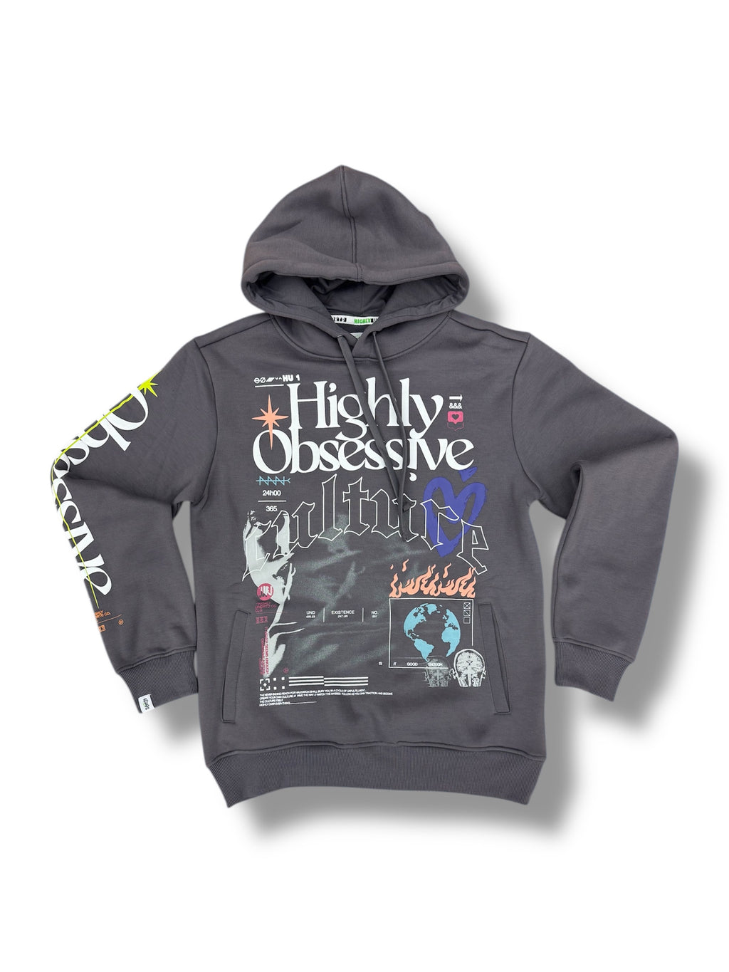 Undrtd Pull Over Hoodie- Storm
