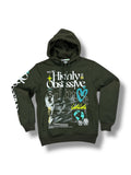 Undrtd Pull Over Hoodie- Pro Green