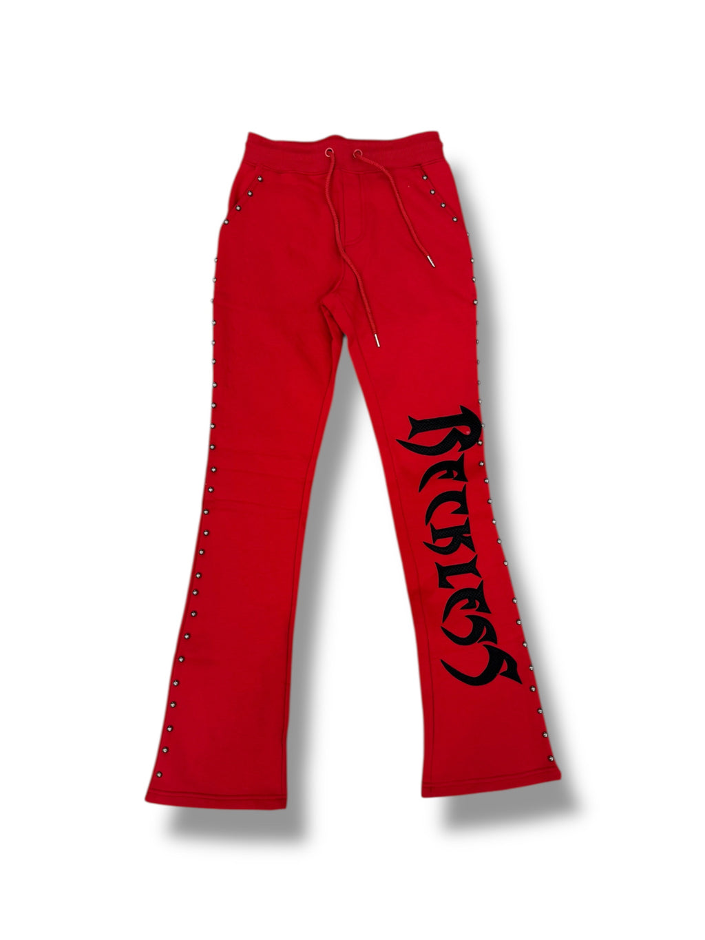Focus Reckless Stud Sweats- Red/Black