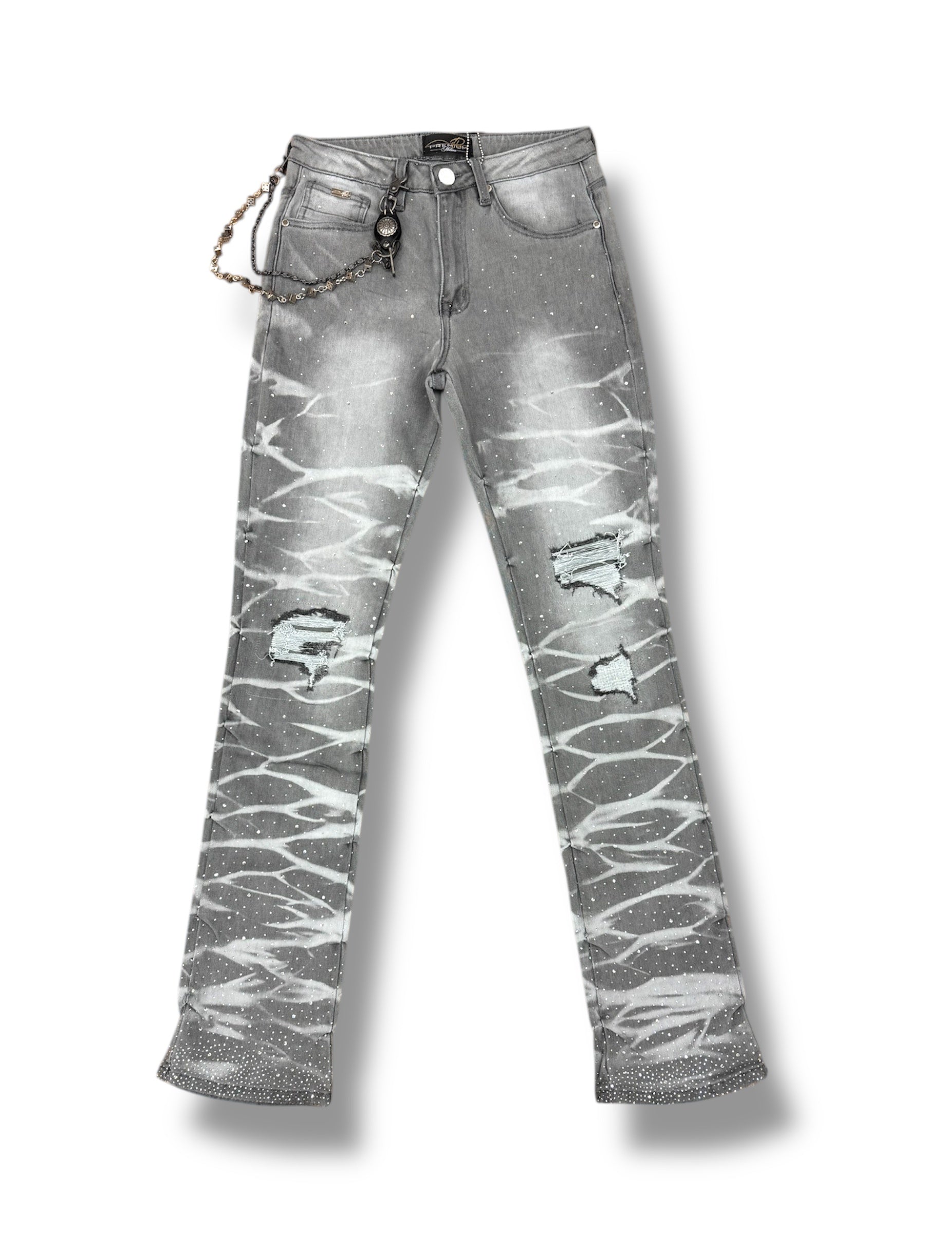 Riviera Stacked jeans- Grey Wash