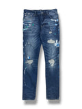 7TH HVN Galaxy Skinny Jeans- Drk Blue