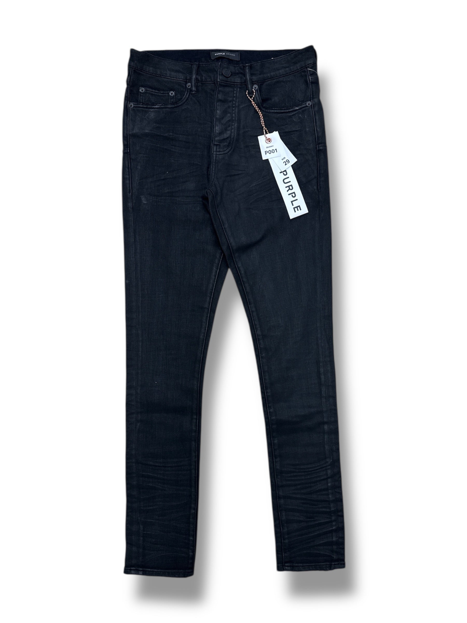 PURPLE P001-BLR Skinny Jeans- Black