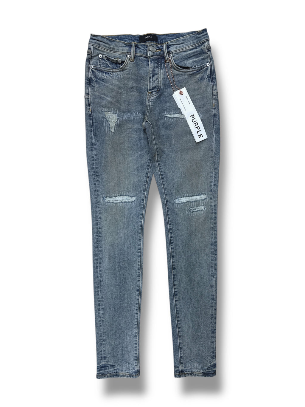 PURPLE P001-LBVR524 Skinny Jeans- Lt Blue