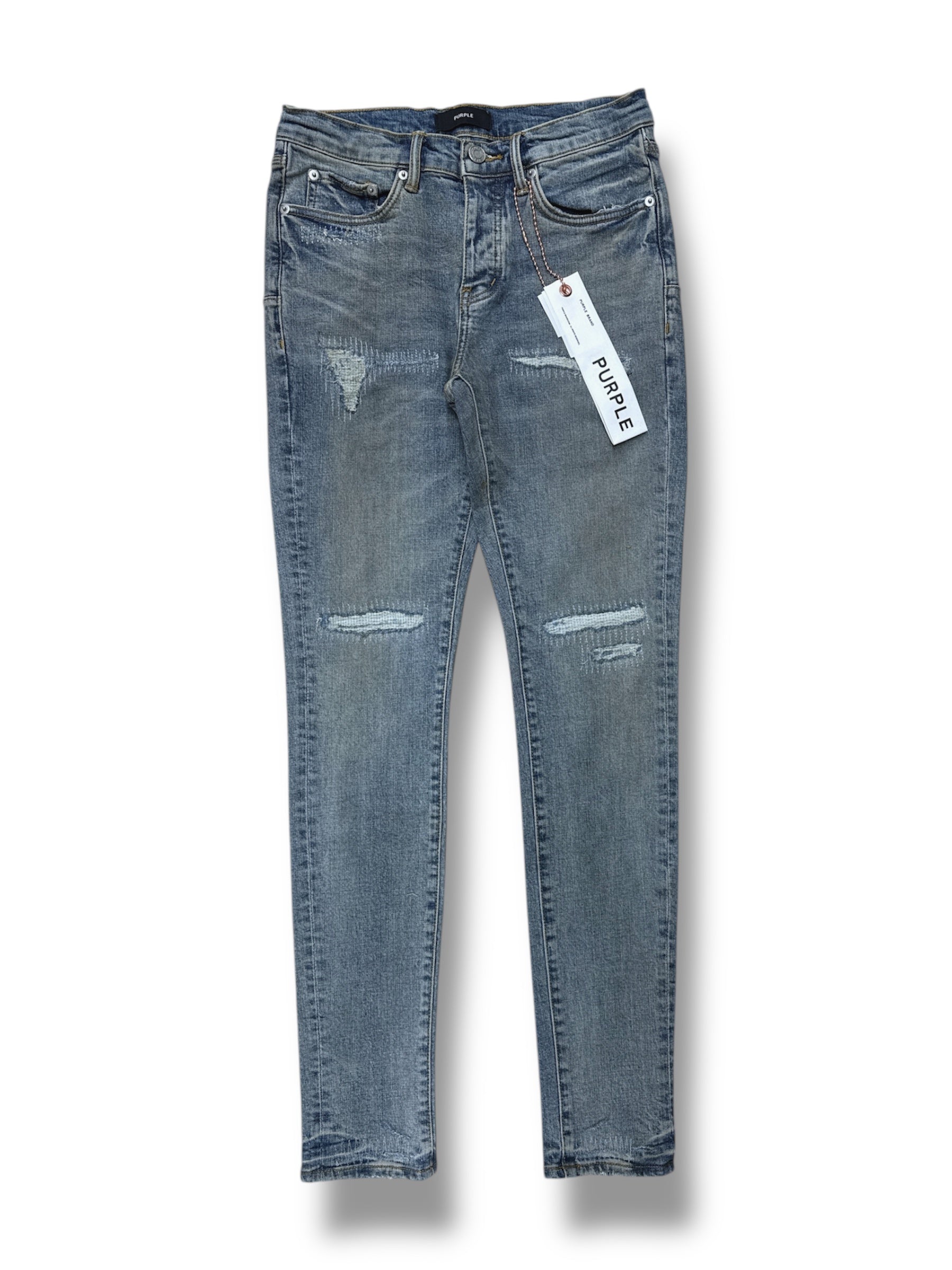 PURPLE P001-LBVR524 Skinny Jeans- Lt Blue