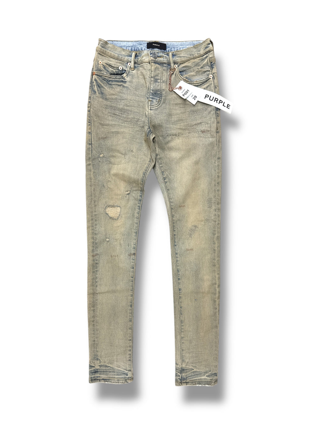 PURPLE P001-SOR Skinny Jeans- Lt Indigo