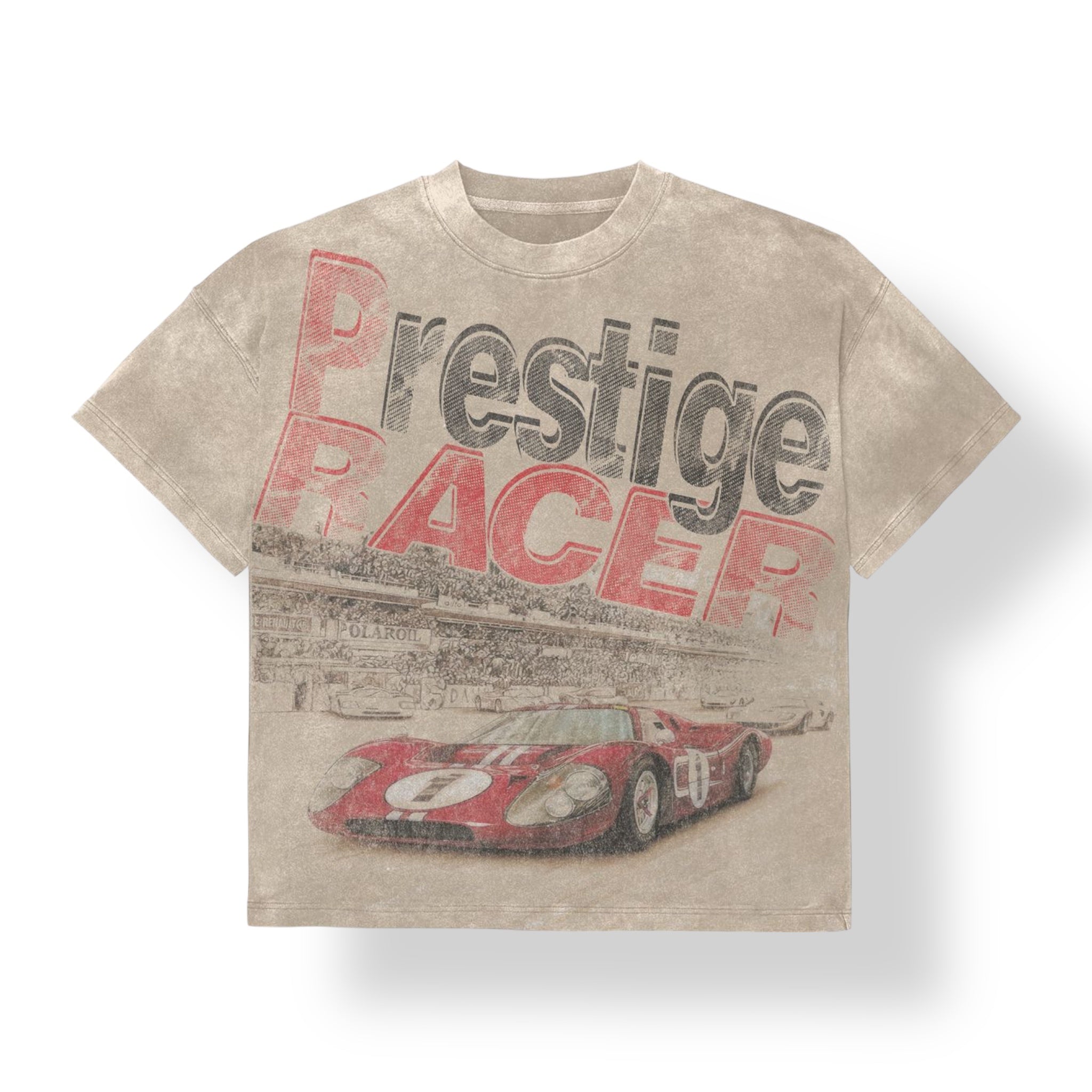 Prestige Nascar Tee- Cream