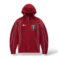 SYIP Hooligan Hooded Track Jacket- Wine