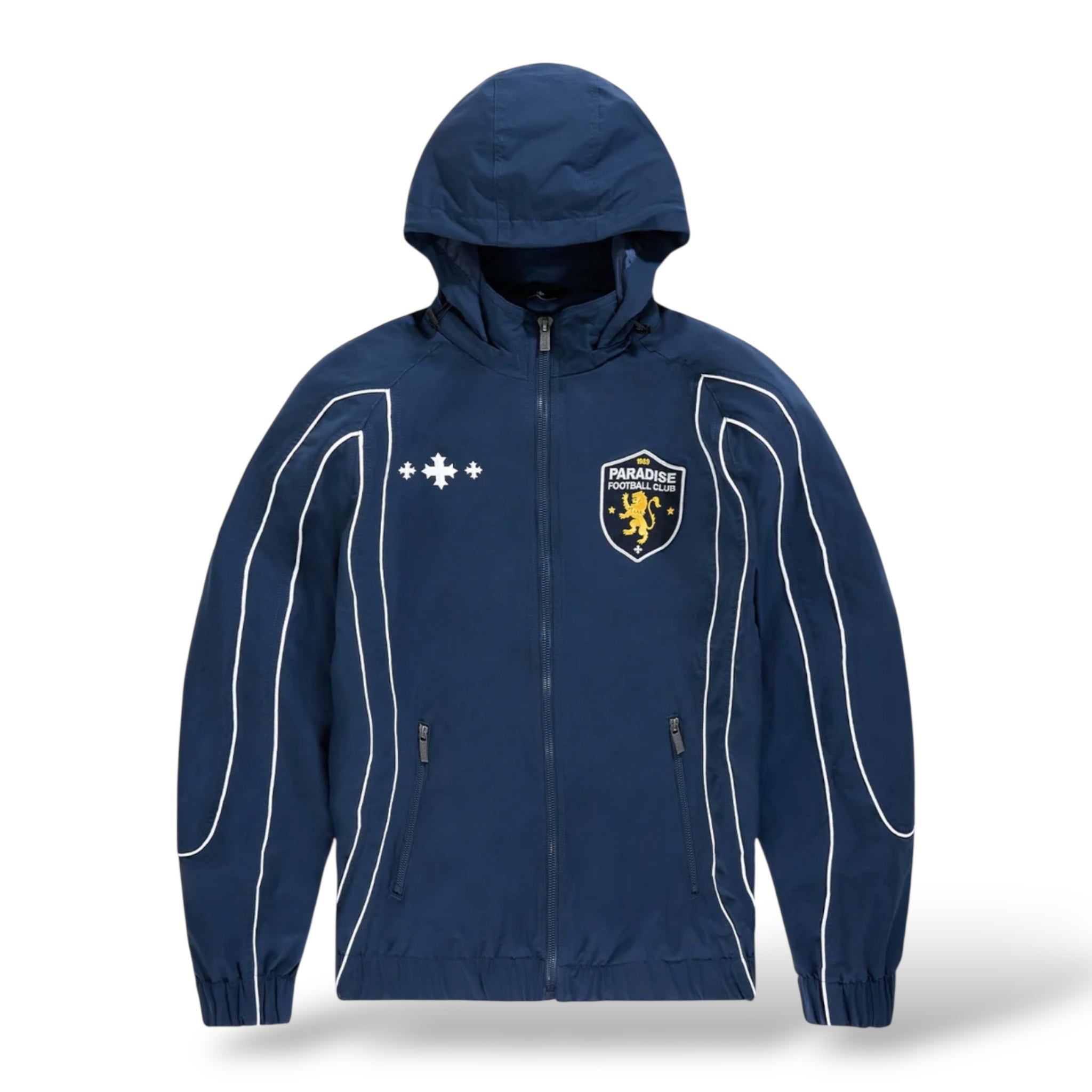 SYIP Hooligan Hooded Track Jacket- Navy