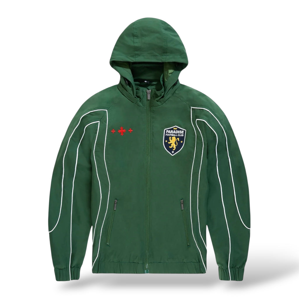SYIP Hooligan Hooded Track Jacket- Green