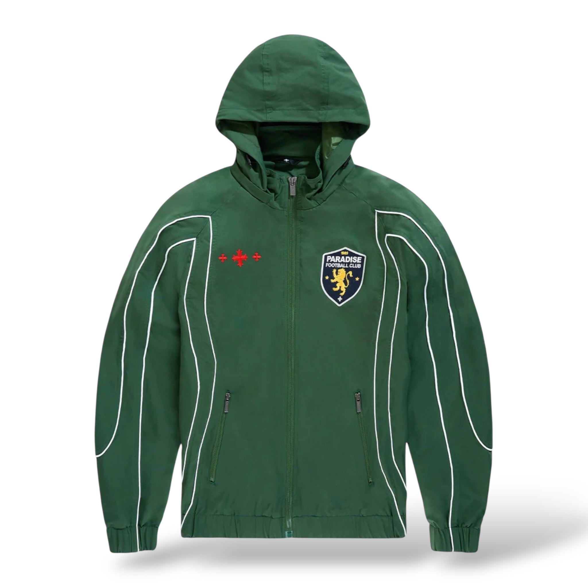 SYIP Hooligan Hooded Track Jacket- Green