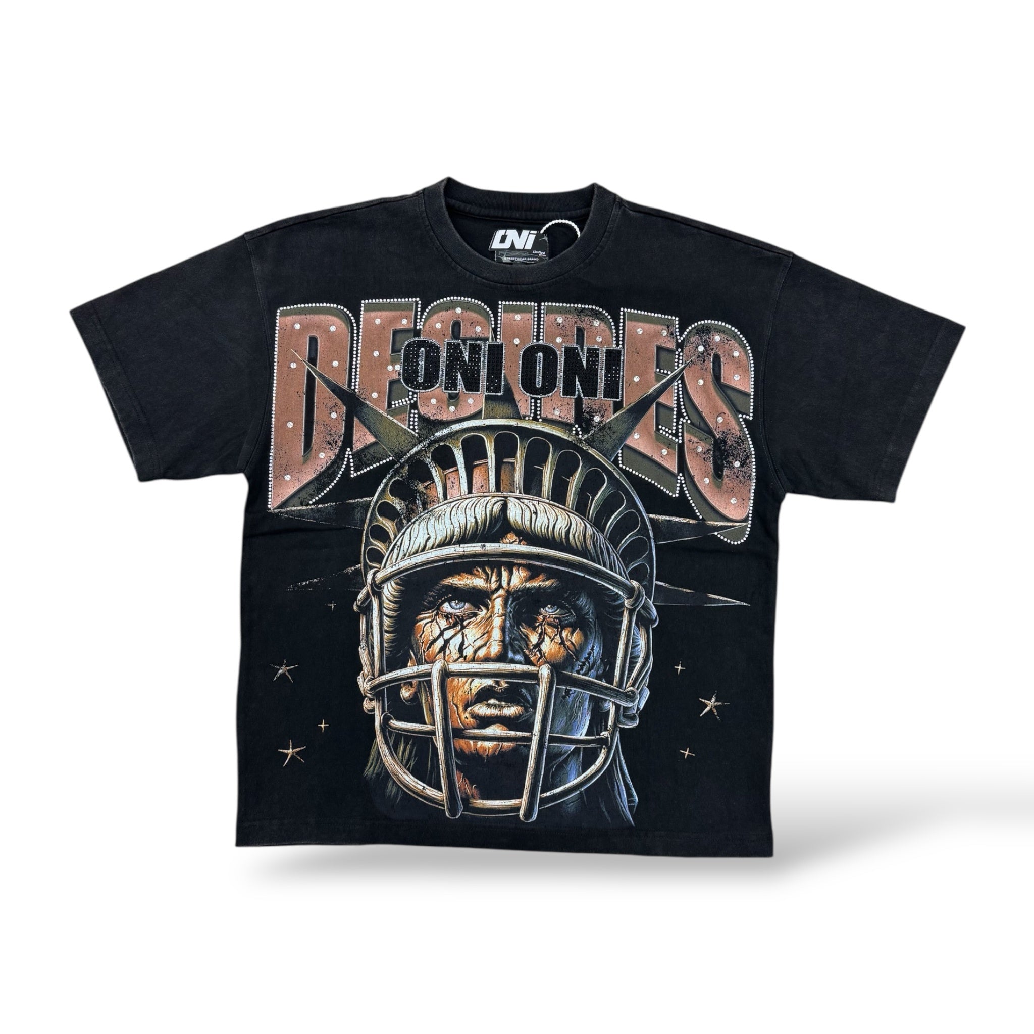 Oni Liberty Football T-Shirt- Blk