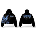 SHATTERED "Catching Feelings" Zip Up Hoodie- Black