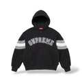 Supreme Filled Zip Up Hoodie- Black