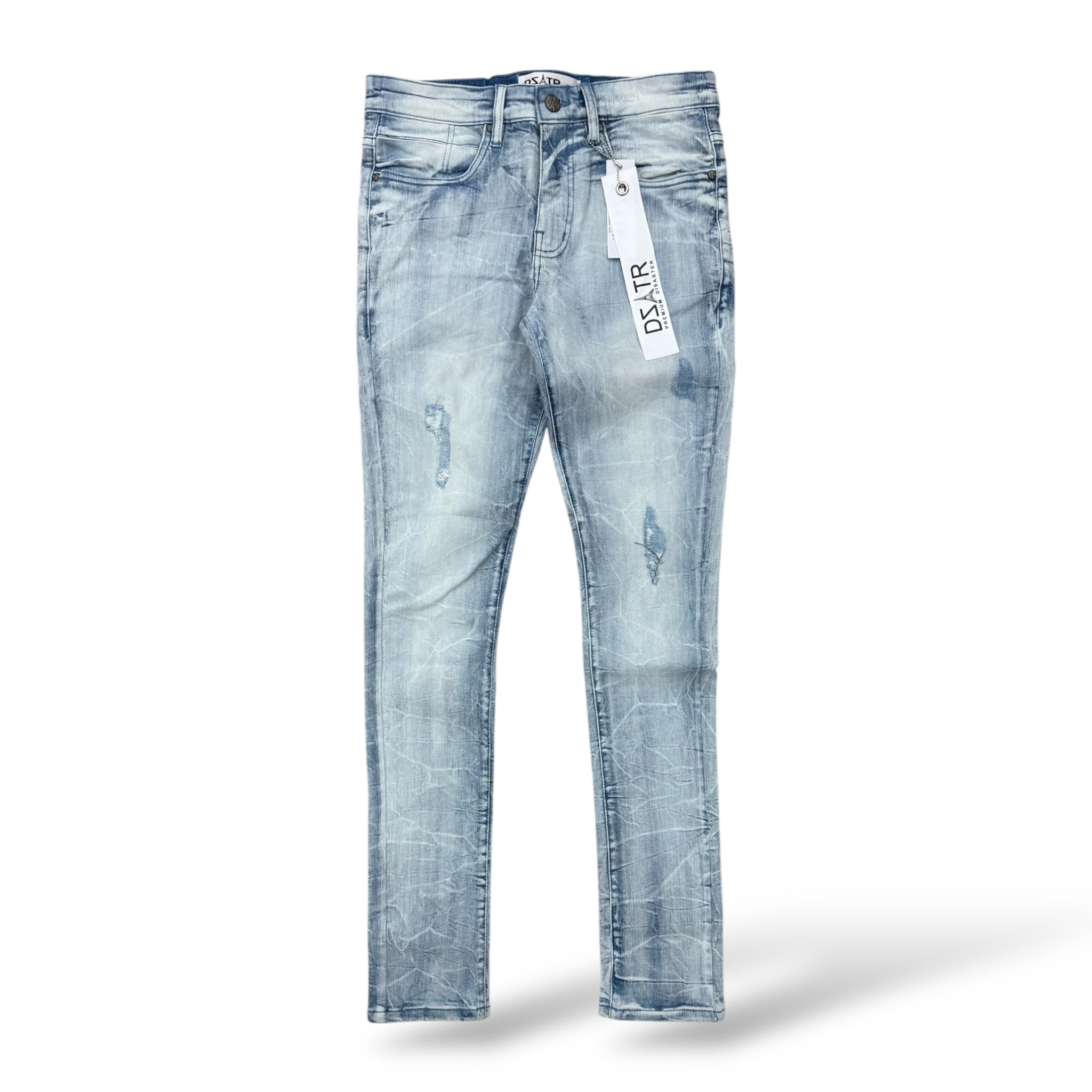 DZTR-441 Classic Skinny Denim- Ice Blue