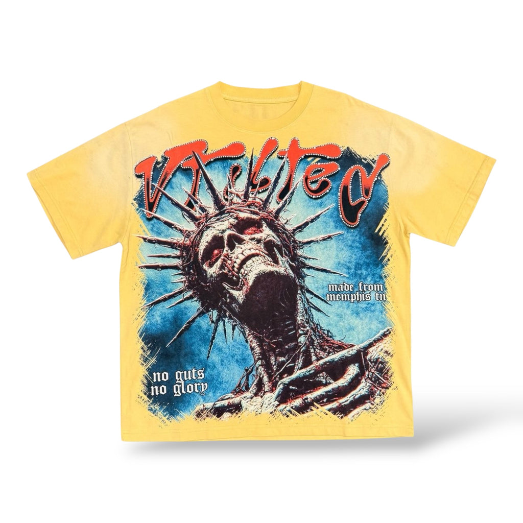 VTilted 'Glory' Tee- Mustard