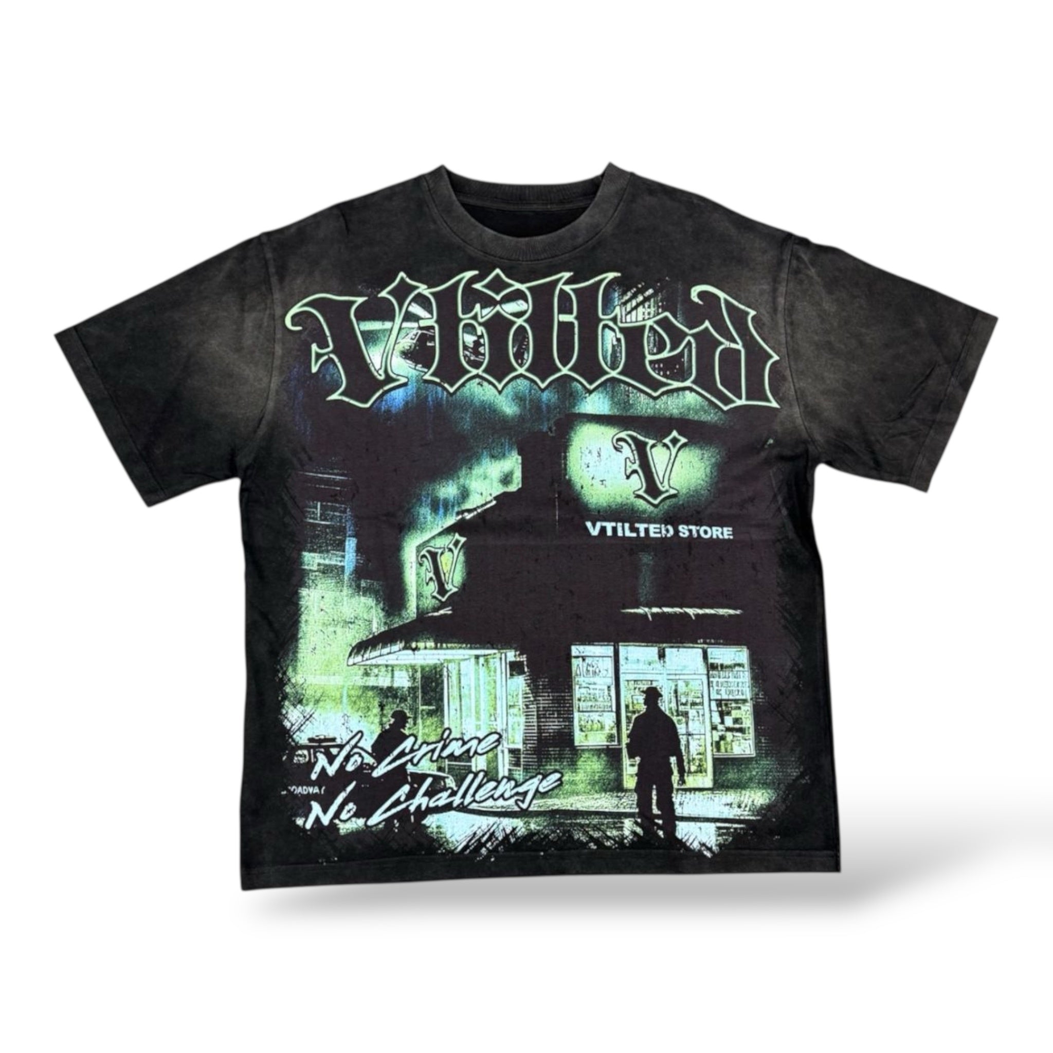 VTilted 'V Store' Tee- Blk