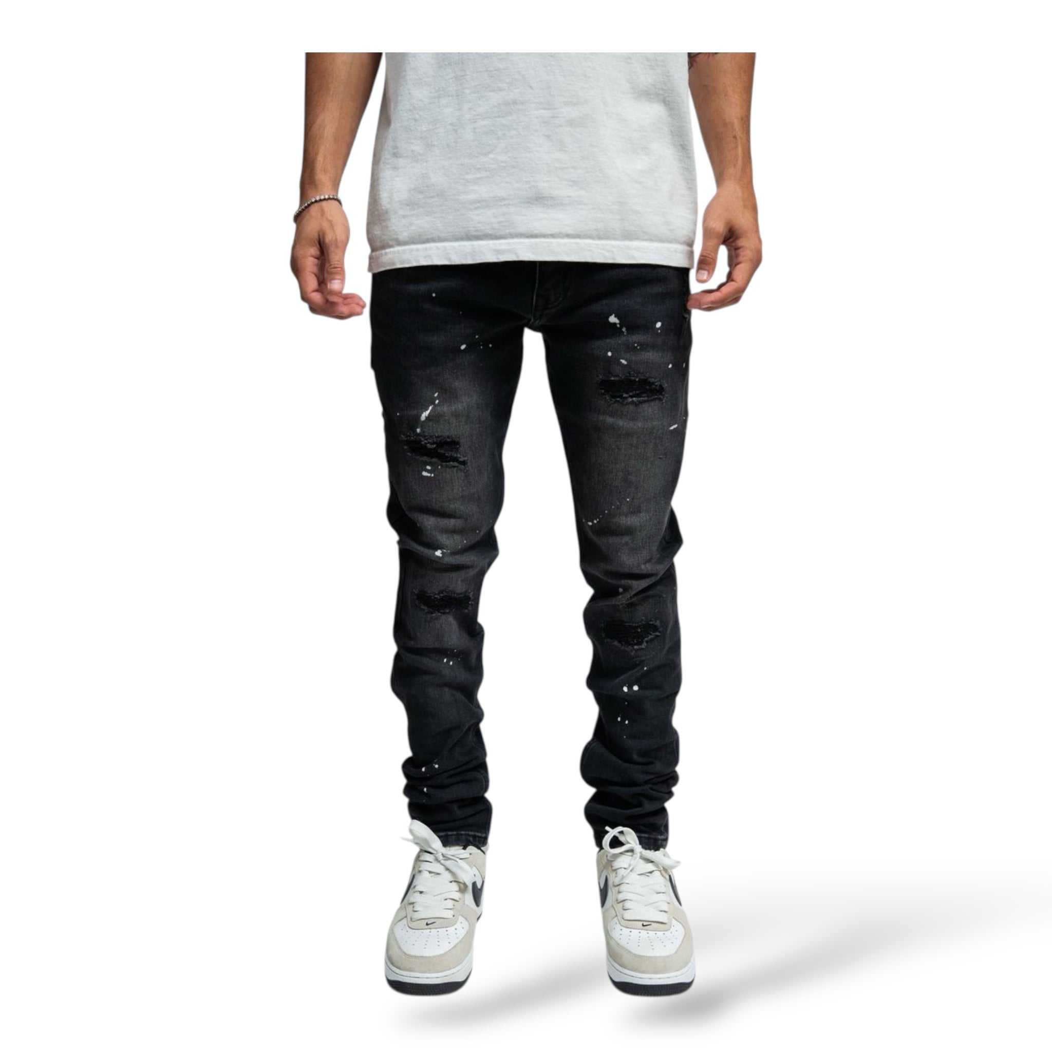 Pali '05' Skinny Denim- Black Wash
