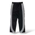 Kindred Nylon Stripe Relax Pants- Black