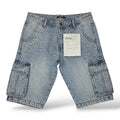 Kindred Rhinestone Denim Shorts- Vintage Blue