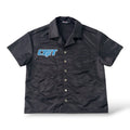 Concept LA  'Concept 11 Top' Button Up Shirt- Black/Blue