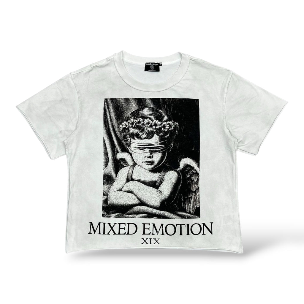 Mixed Emotion 'XIX' Oversized T-Shirt- White