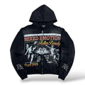 Mixed Emotion 'Broken Wings' Hoodie- Black