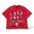 Mixed Emotion Crimson T-Shirt-Red