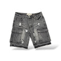 PJ MARK Cargo Jean Shorts- Black