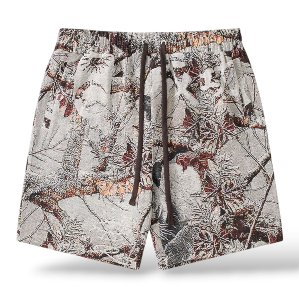 Reason 'Tapestry Leisure' Shorts (620)- Cream