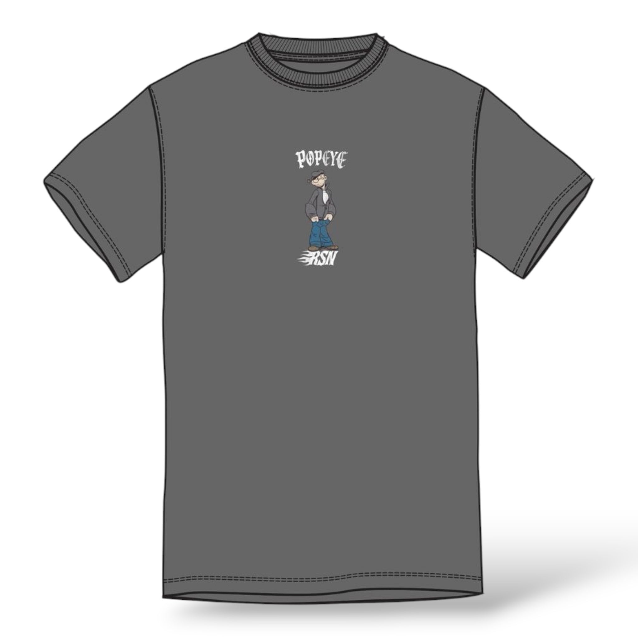Reason 'Popeye' T-Shirt (305)- Grey