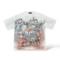 Prestige 'White Man Cant Jump' T-Shirt- White