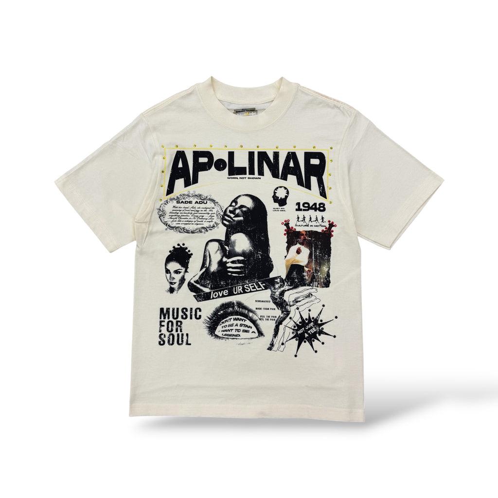 Apolinar 'Worn Not Shown' T-Shirt- Cream