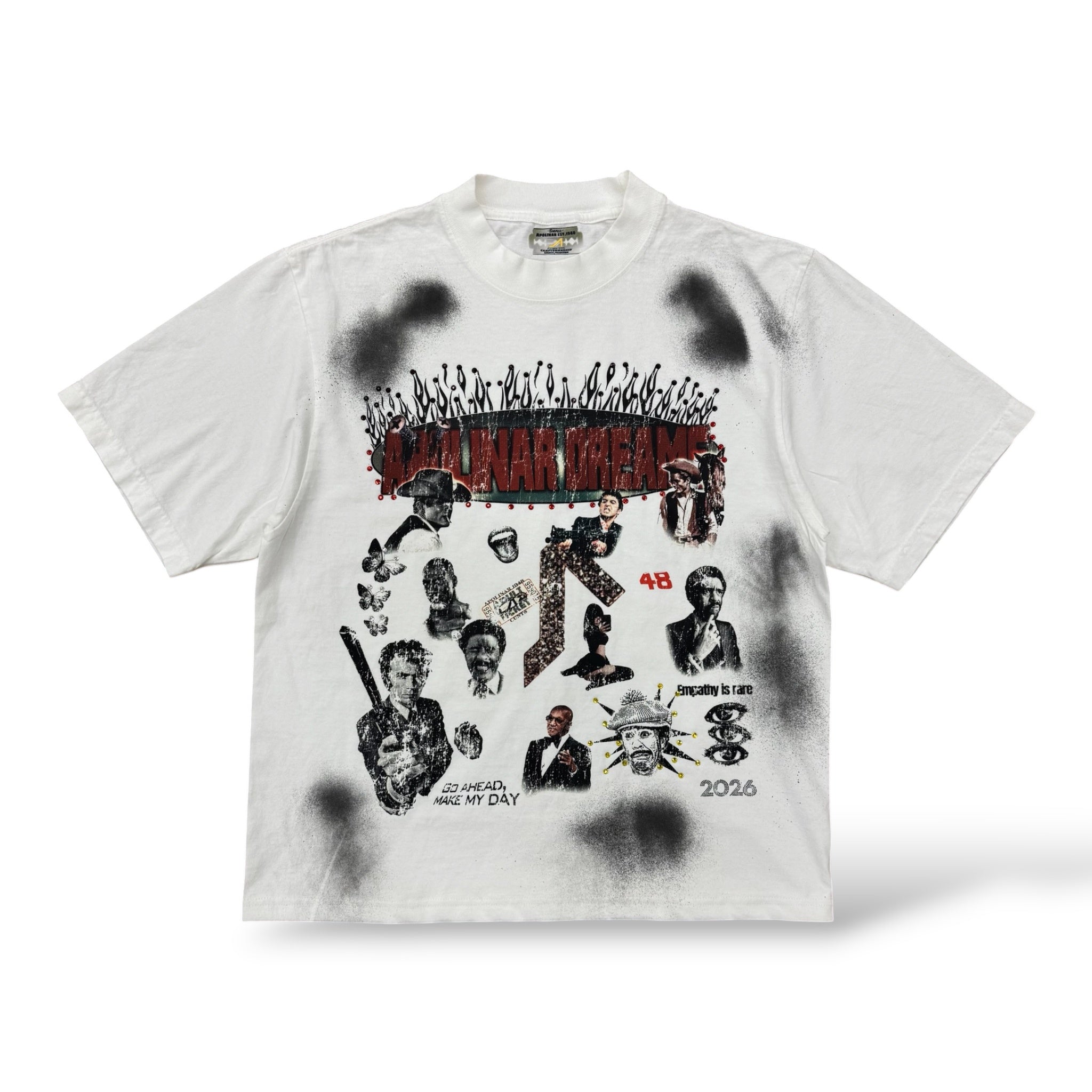 Apolinar 'Dreams' T-Shirt- White Wash