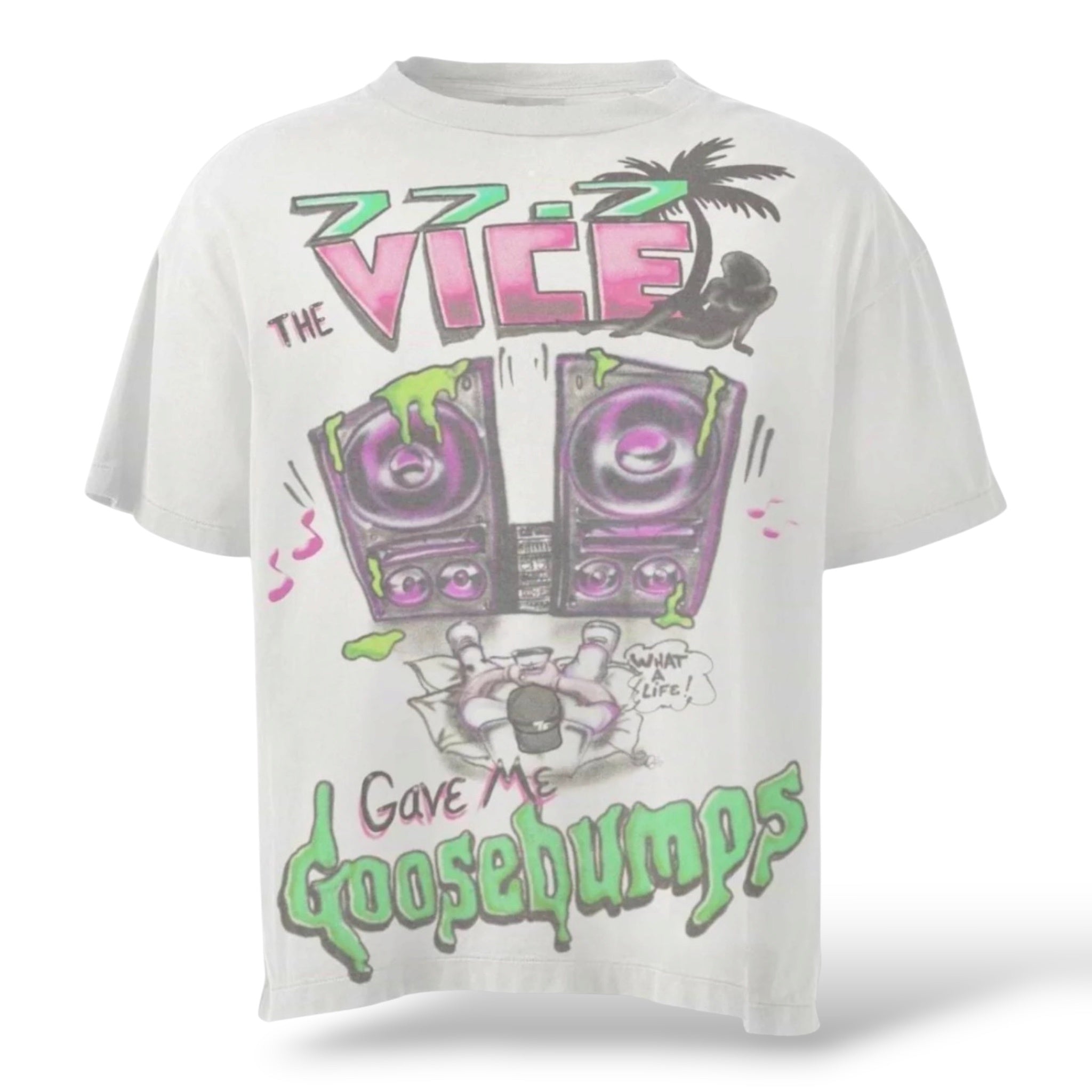 Triple 7 'Goose Bumps' T-Shirt- White
