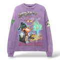 Triple 7 'Graffiti' LongSlevee T-Shirt- Purple
