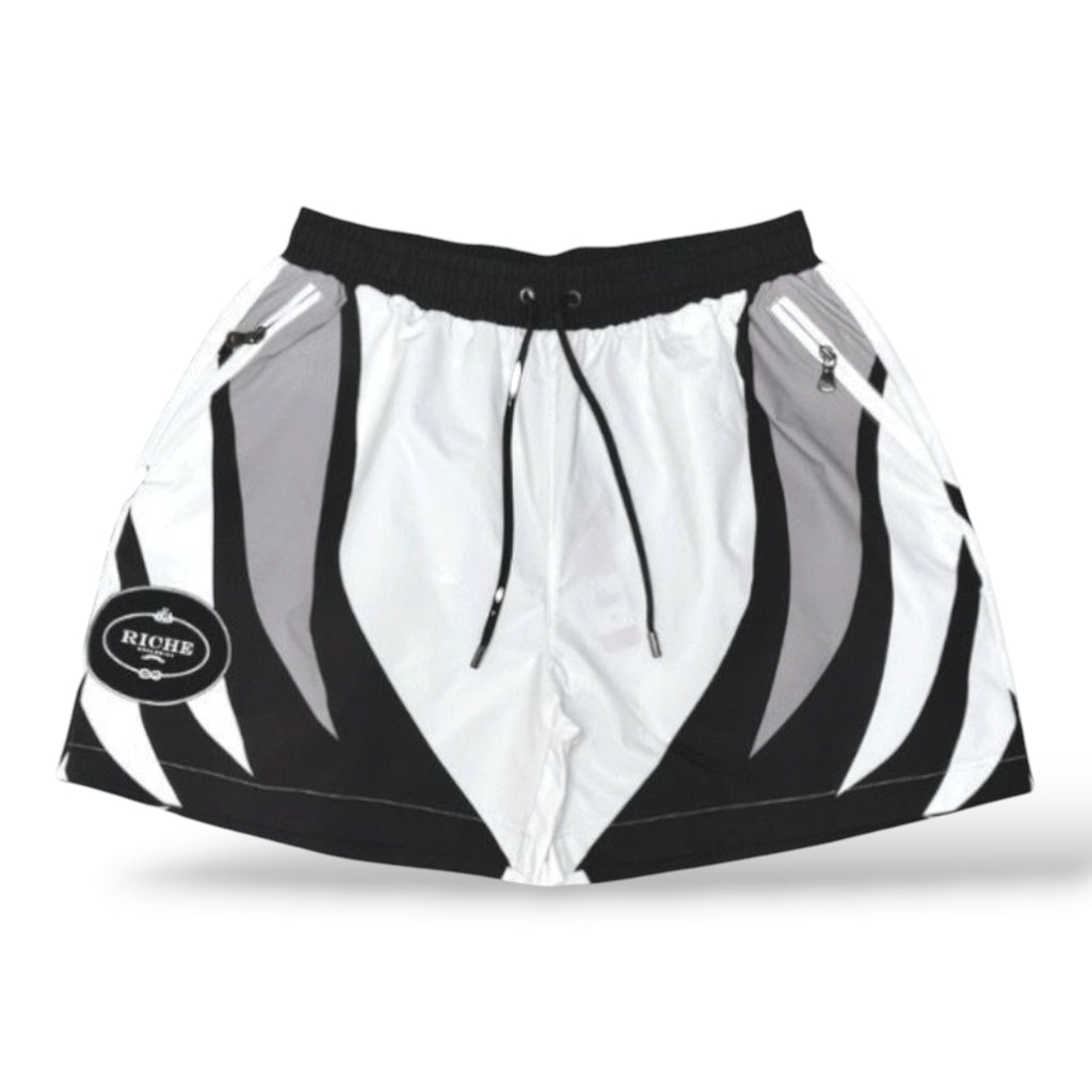 Vie Riche Aeon SS Shorts- Black/White