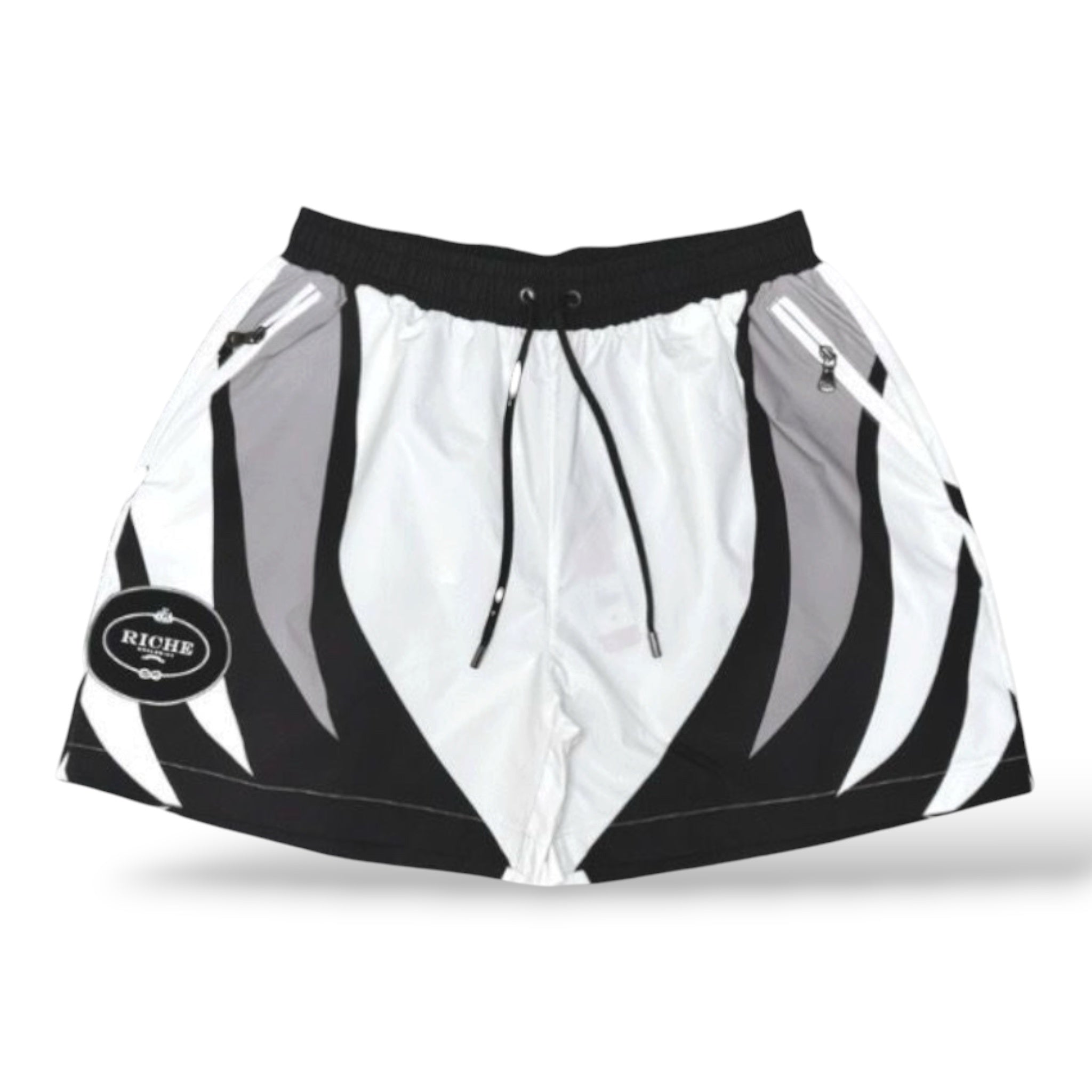 Vie Riche Aeon SS Shorts- Black/White