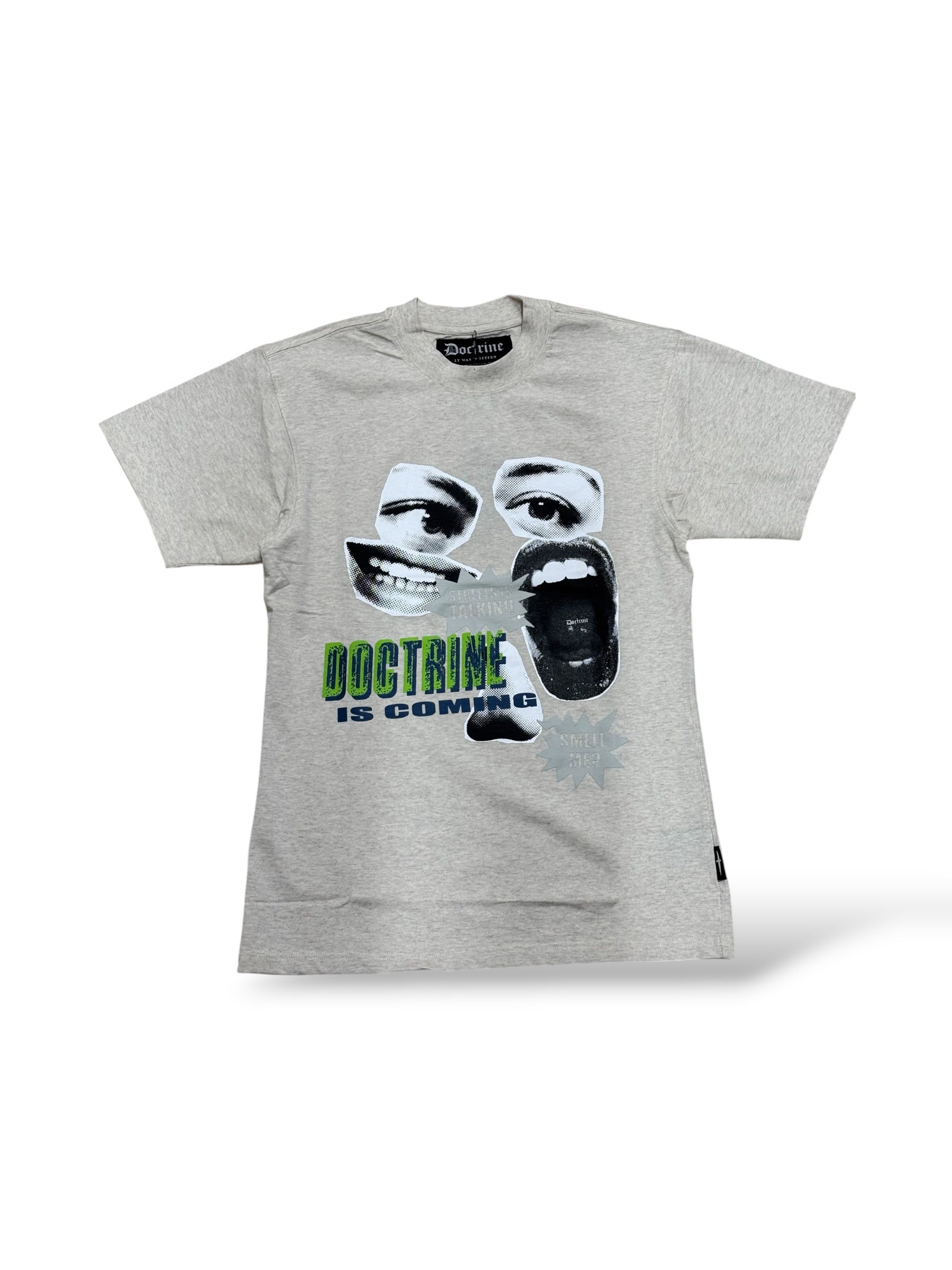 Doctrine 'Streets Is Talking' T-Shirt- Heather Oatmeal
