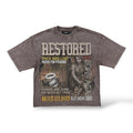 PJ Mark 'Restored' T-Shirt- Brown