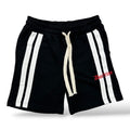 Doctrine 'Double Striped' Shorts- Black
