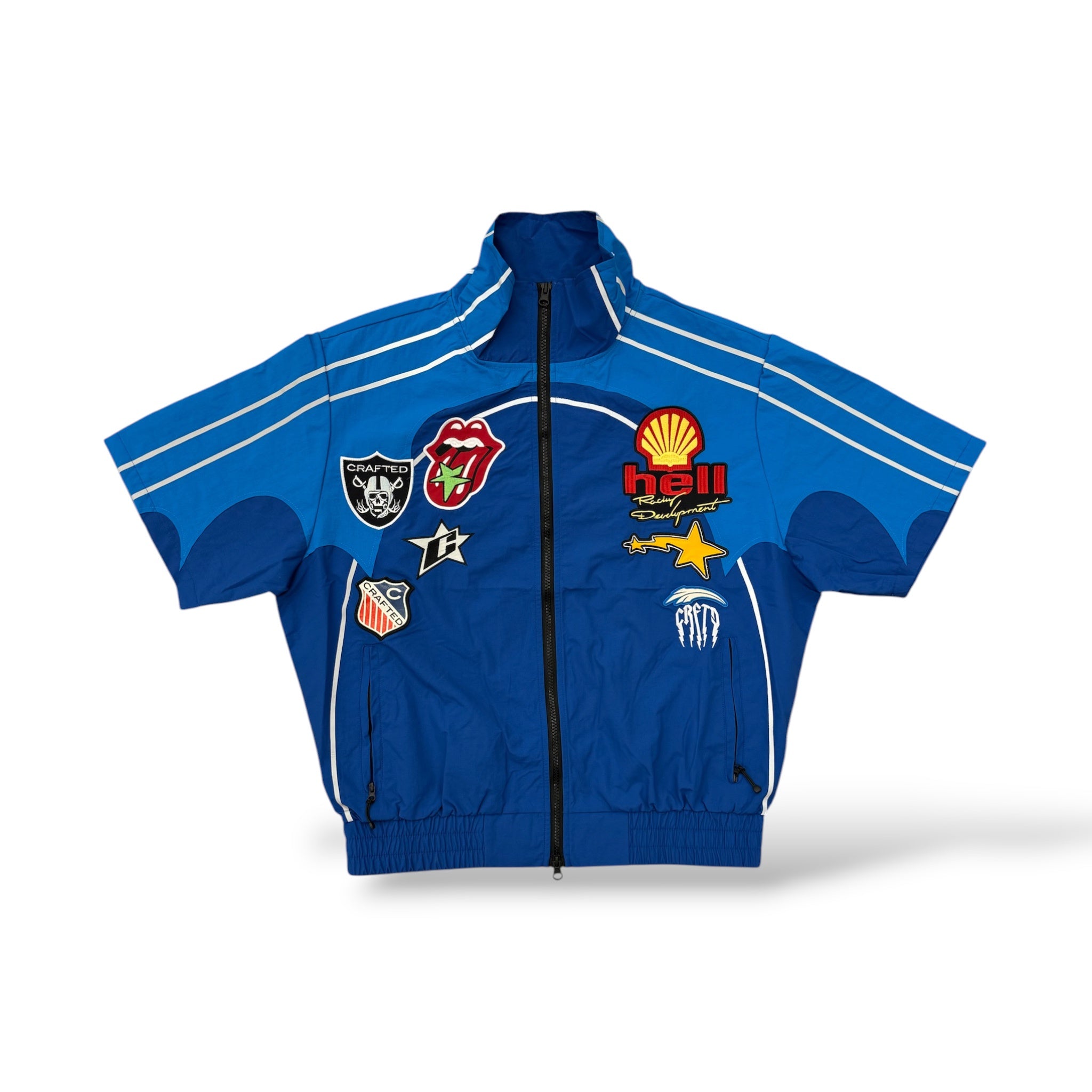 Crafted Fashion Nylon Shirt- Royale Blue