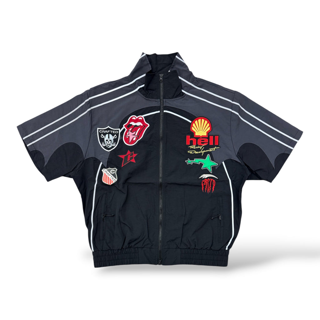 Crafted Fashion Nylon Shirt- Black