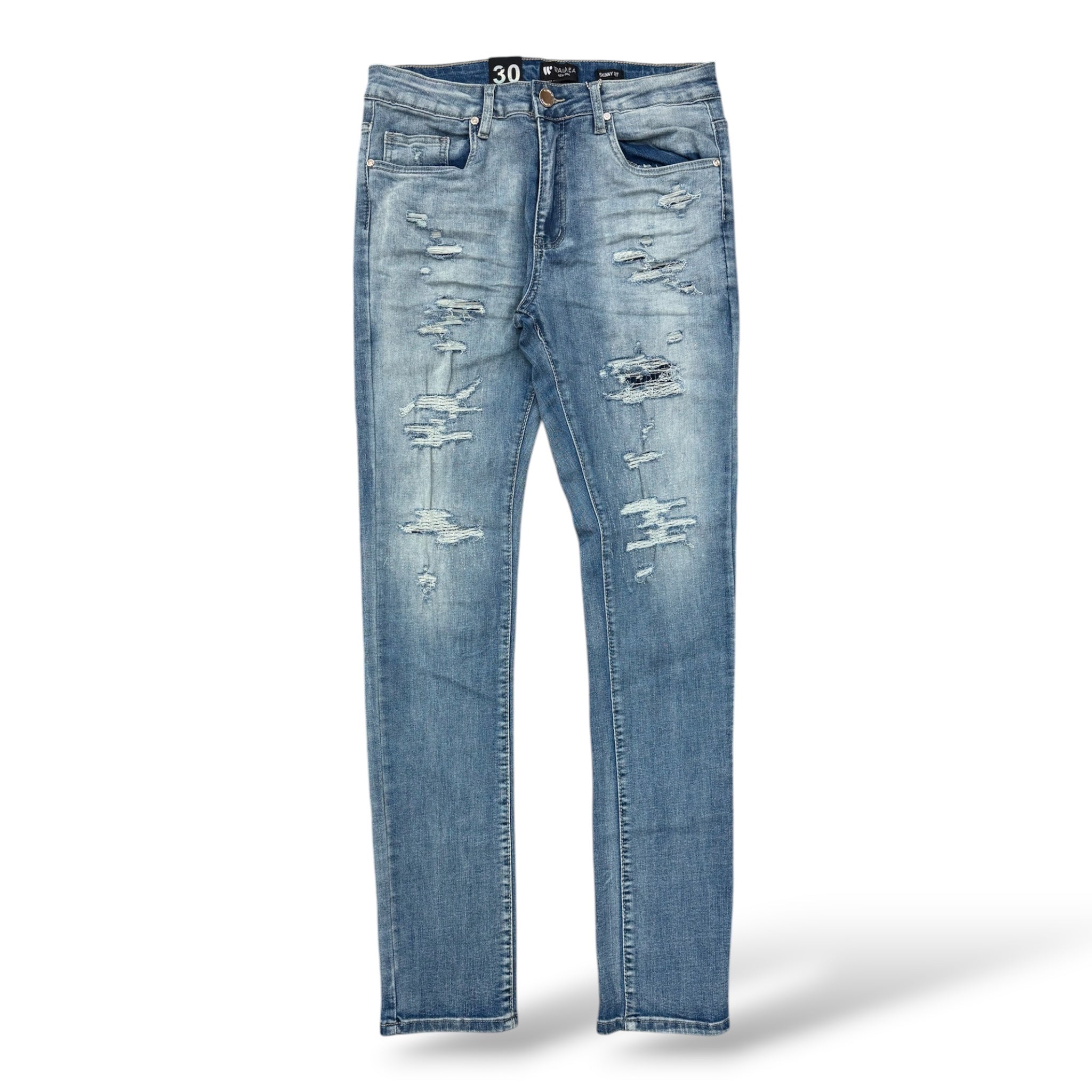 Waimea '770D' Skinny Jeans- Blue Wash