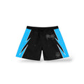 Shattered 'Nylon' Shorts- Black/Blue