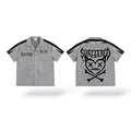 Shattered 'Nylon' Shirt- Grey/Black