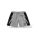 Shattered 'Nylon' Shorts- Grey/Black