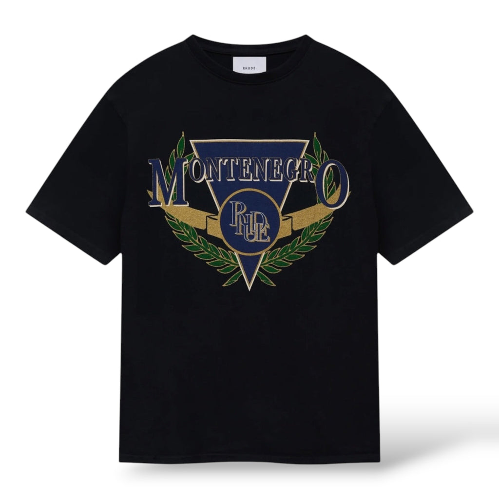 Rhude 'Montenegro' T-Shirt- Black