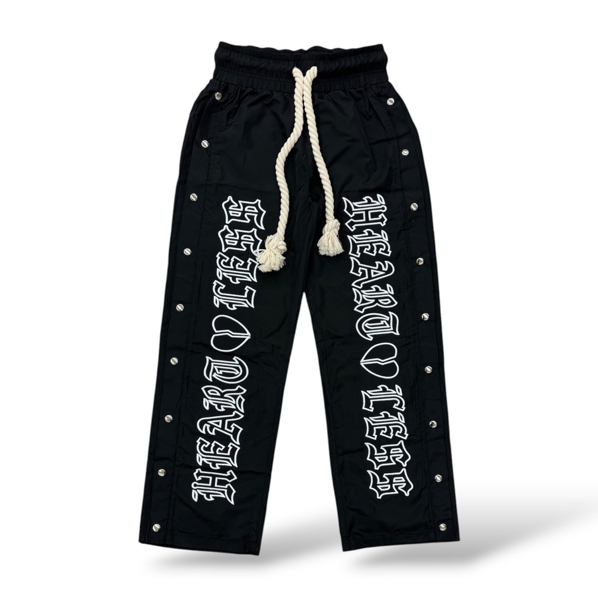 Focus 'Nylon' Track Pants- Black