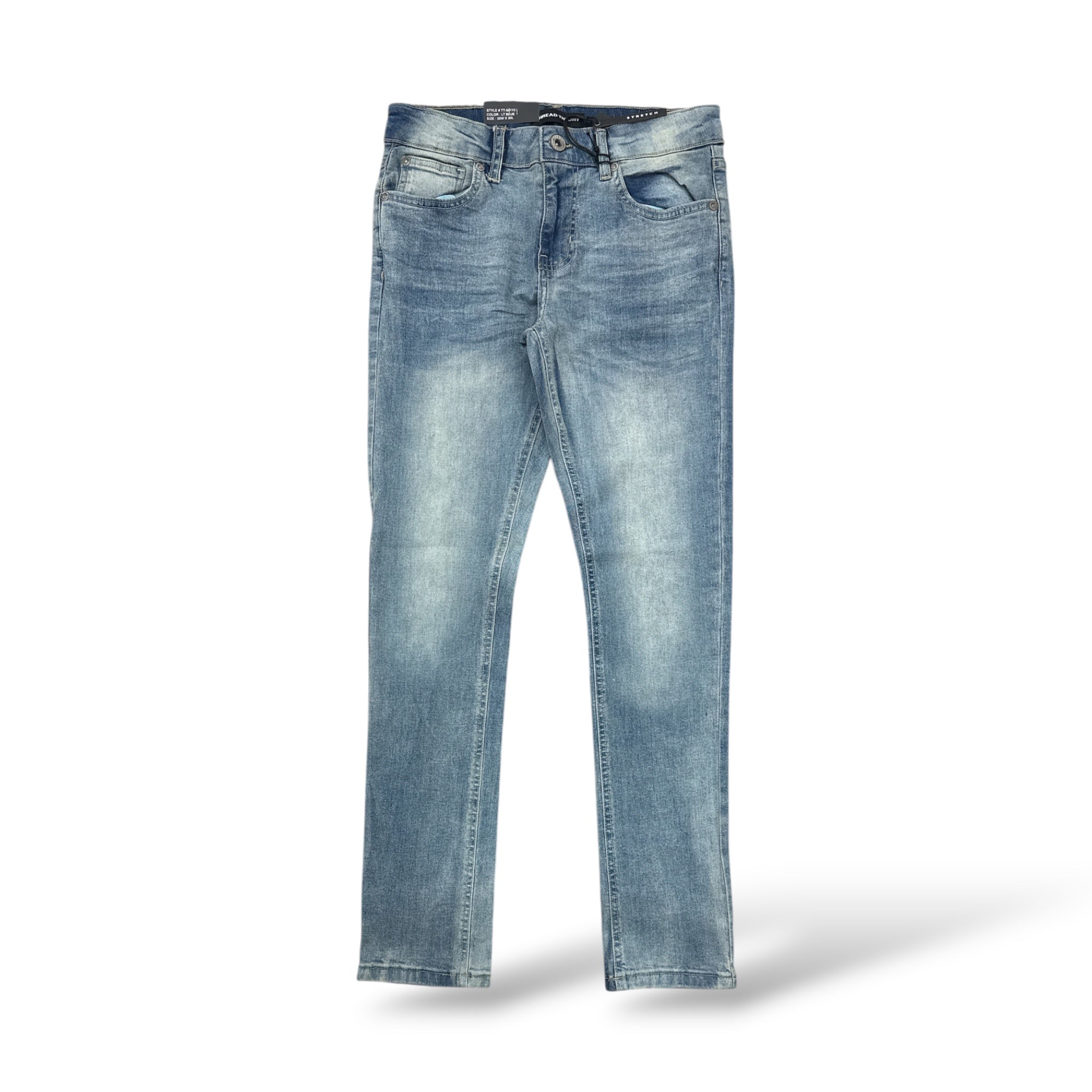 Thread Theory '0110' Skinny Jeans- Lt Blue